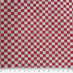 094 - Vermelho - tecido xadrez